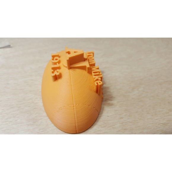 Auburn AU Tigers War Eagle Iron Mike Donahue 1913 Championship Ornament - Picture 3 of 7